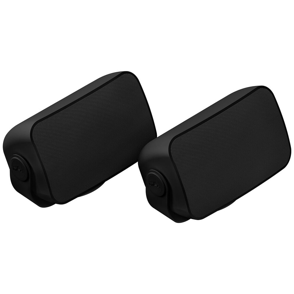 Sonos 2-Way Indoor/Outdoor Speakers (Set) - Black, Black, hires