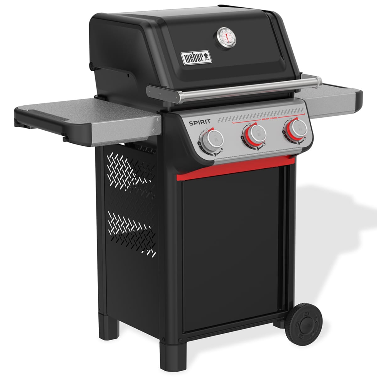 Weber Spirit E-325 3-Burner LP Gas Grill with Snap Jet Ignition System & Sear Burner - Black, , hires