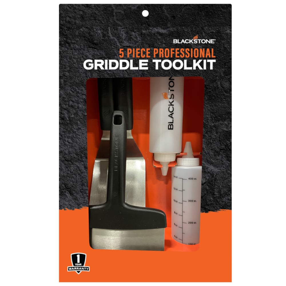 Blackstone 5 Piece Griddle Essentials Tool Kit, , hires