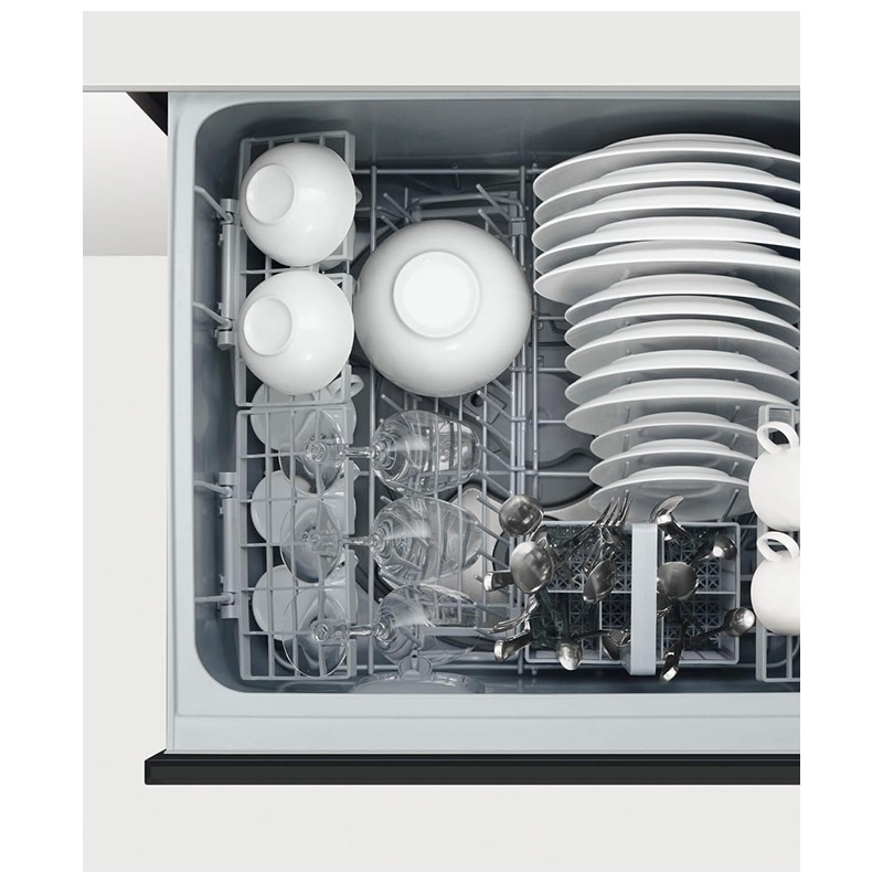 Fisher & Paykel Series 7 24 in. Smart Dishwasher with Front Control, 43 dBa Sound Level & Pocket - Stainless Steel, , hires