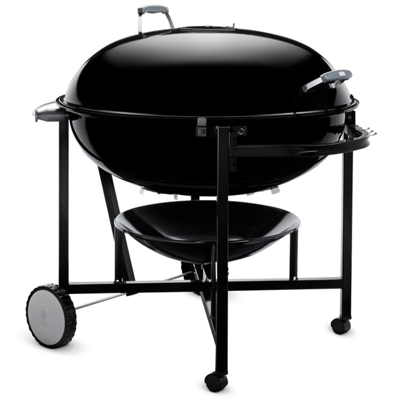 Weber Ranch Kettle 37 in. Charcoal Grill - Black, , hires