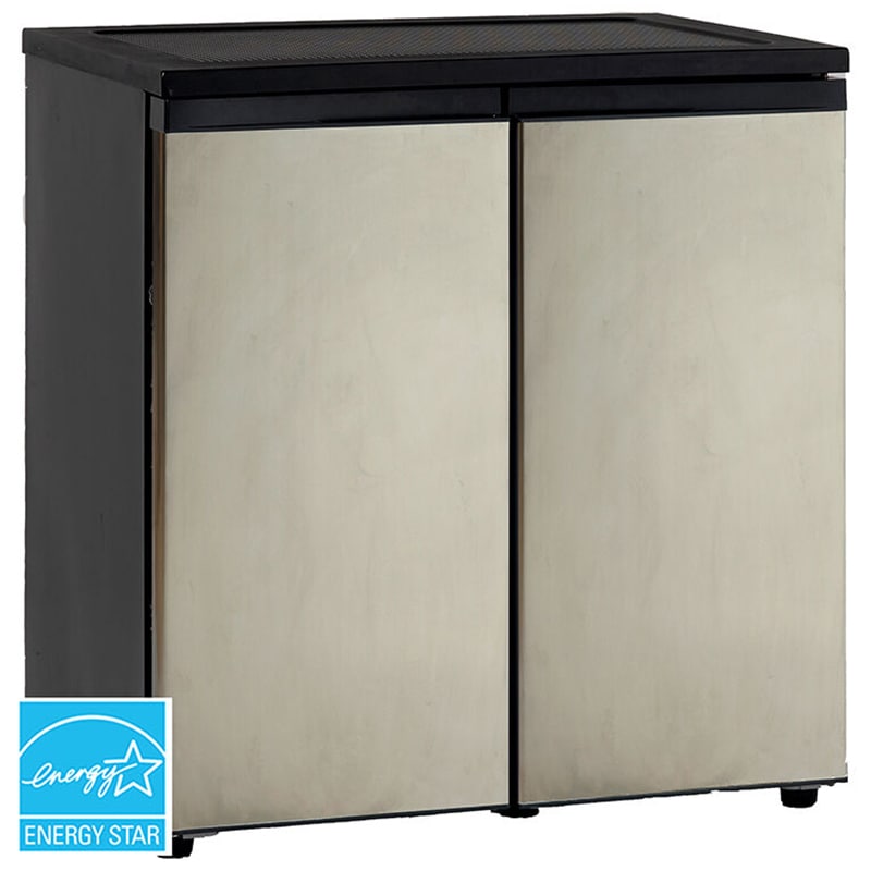 Avanti 31 in. 5.5 cu. ft. Side by Side Mini Fridge with Freezer Compartment - Stainless Steel, Stainless Steel, hires