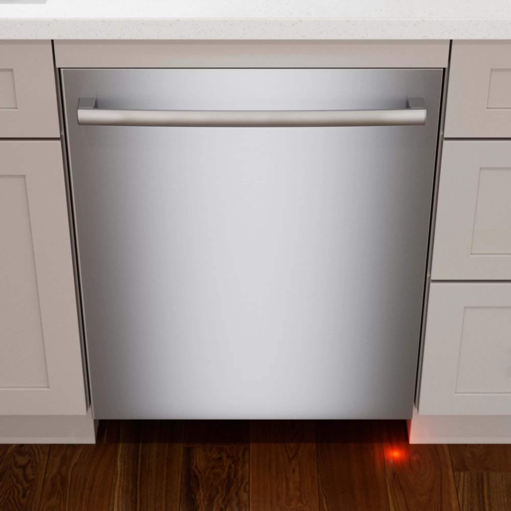 Bosch 800 Series 24 in. Top Control Smart Dishwasher with 42 dBa Sound Level, 3rd-Rack & CrystalDry - Stainless Steel, , hires