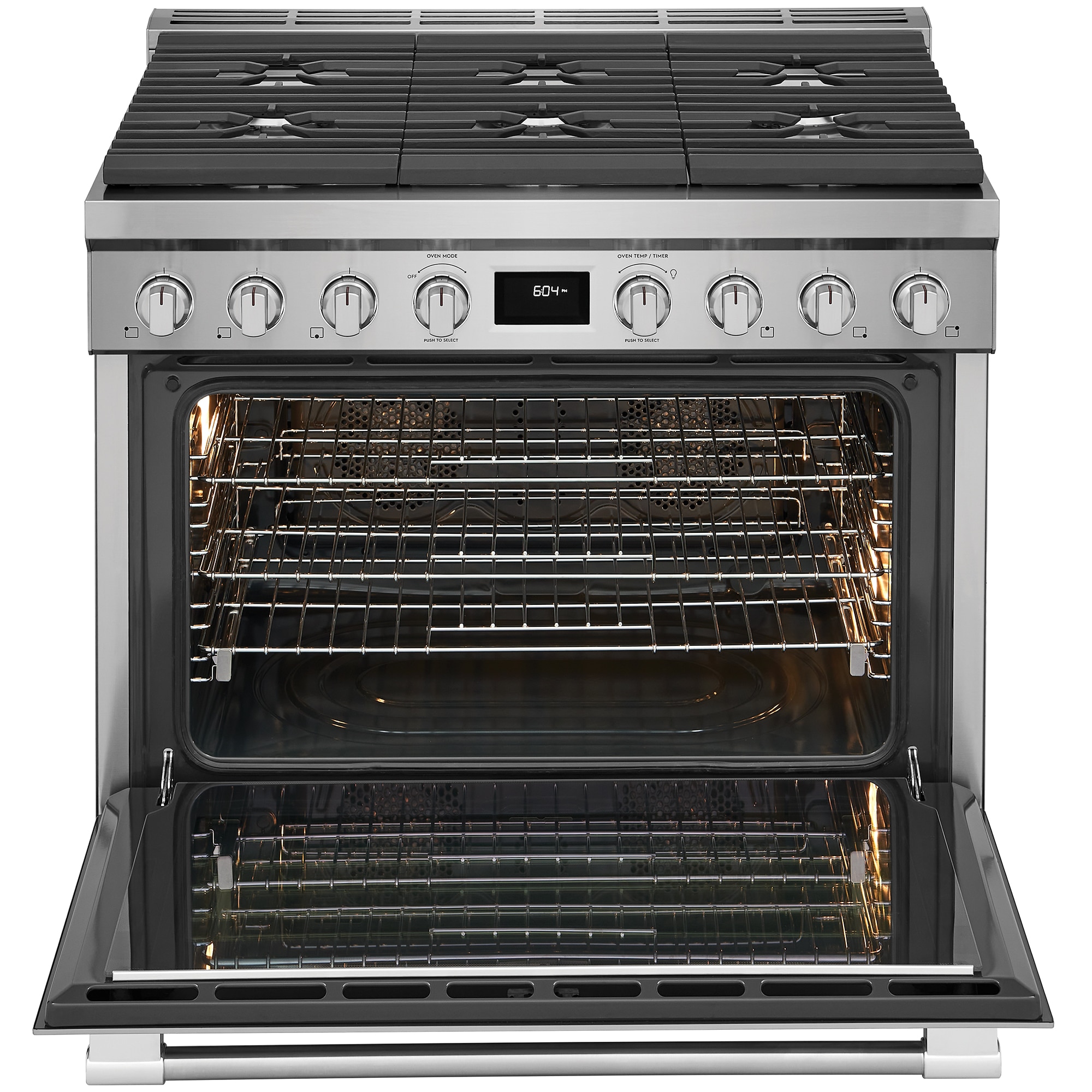 Frigidaire Professional 36 in. 4.4 cu. ft. Dual Convection Dual Fuel Range with 6 Sealed Burners - Stainless Steel, , hires