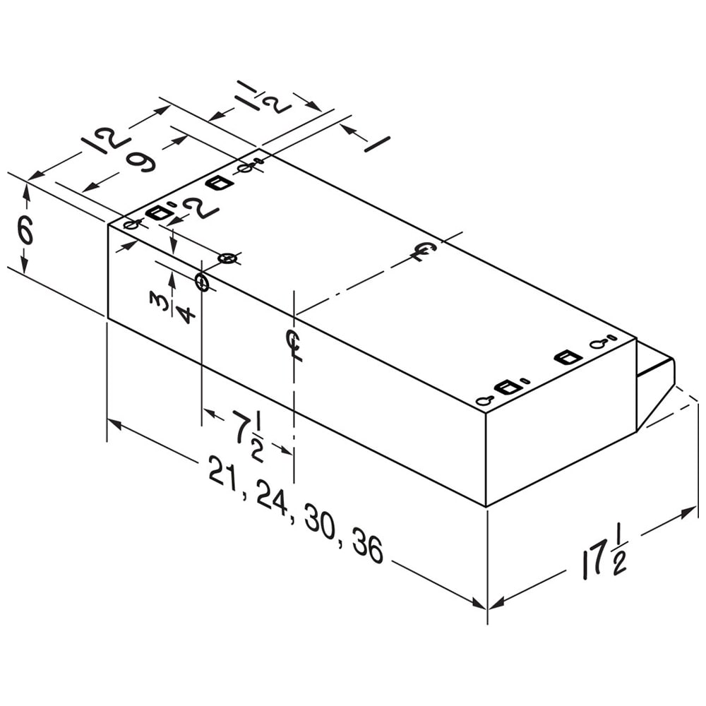 Broan 41000 Series 36 in. Ductless Standard Style Range Hood with 2 Fan Speeds & 1 LED Light - Stainless Steel, , hires