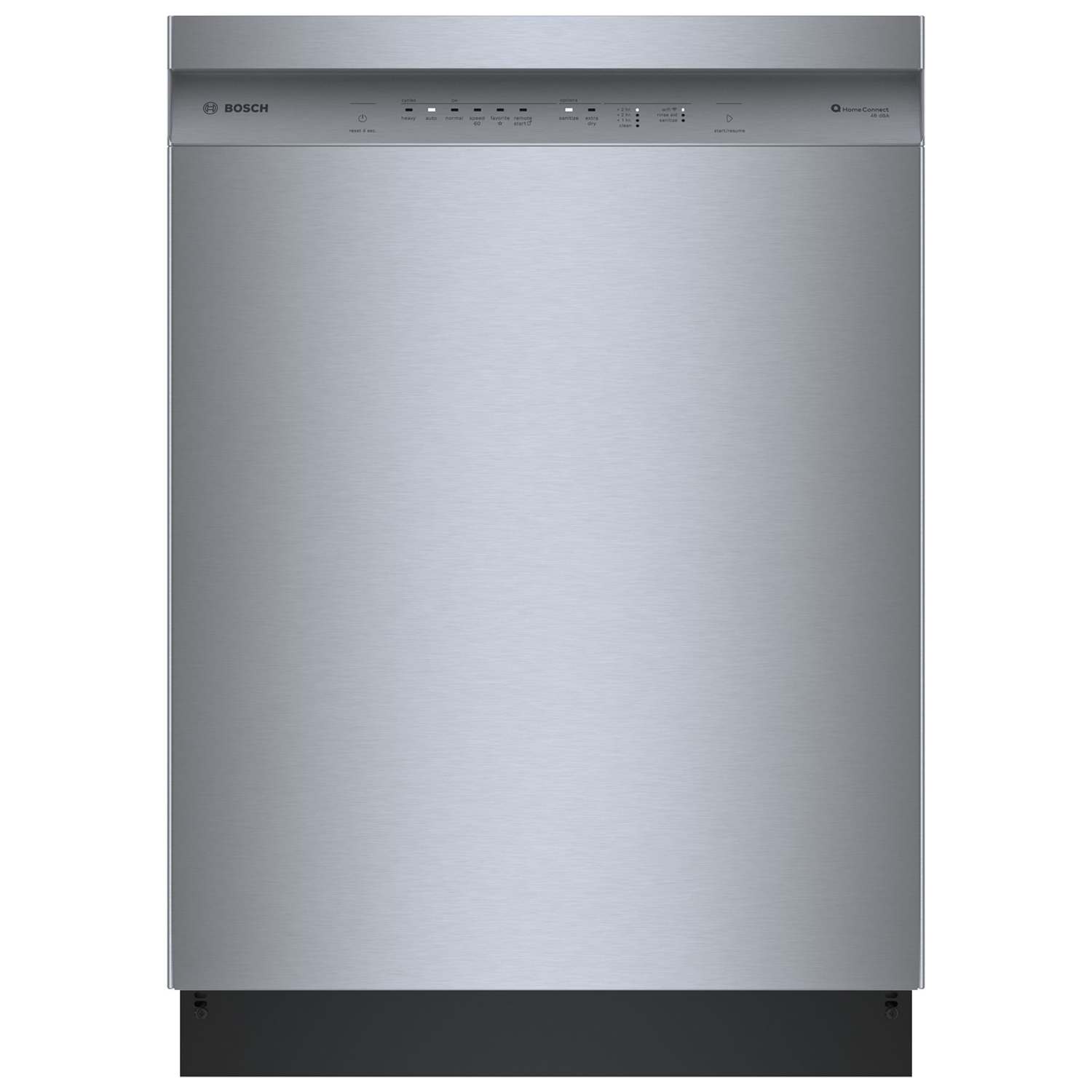 Bosch 100 Series Plus 24 in. Smart BuiltIn Dishwasher with Front