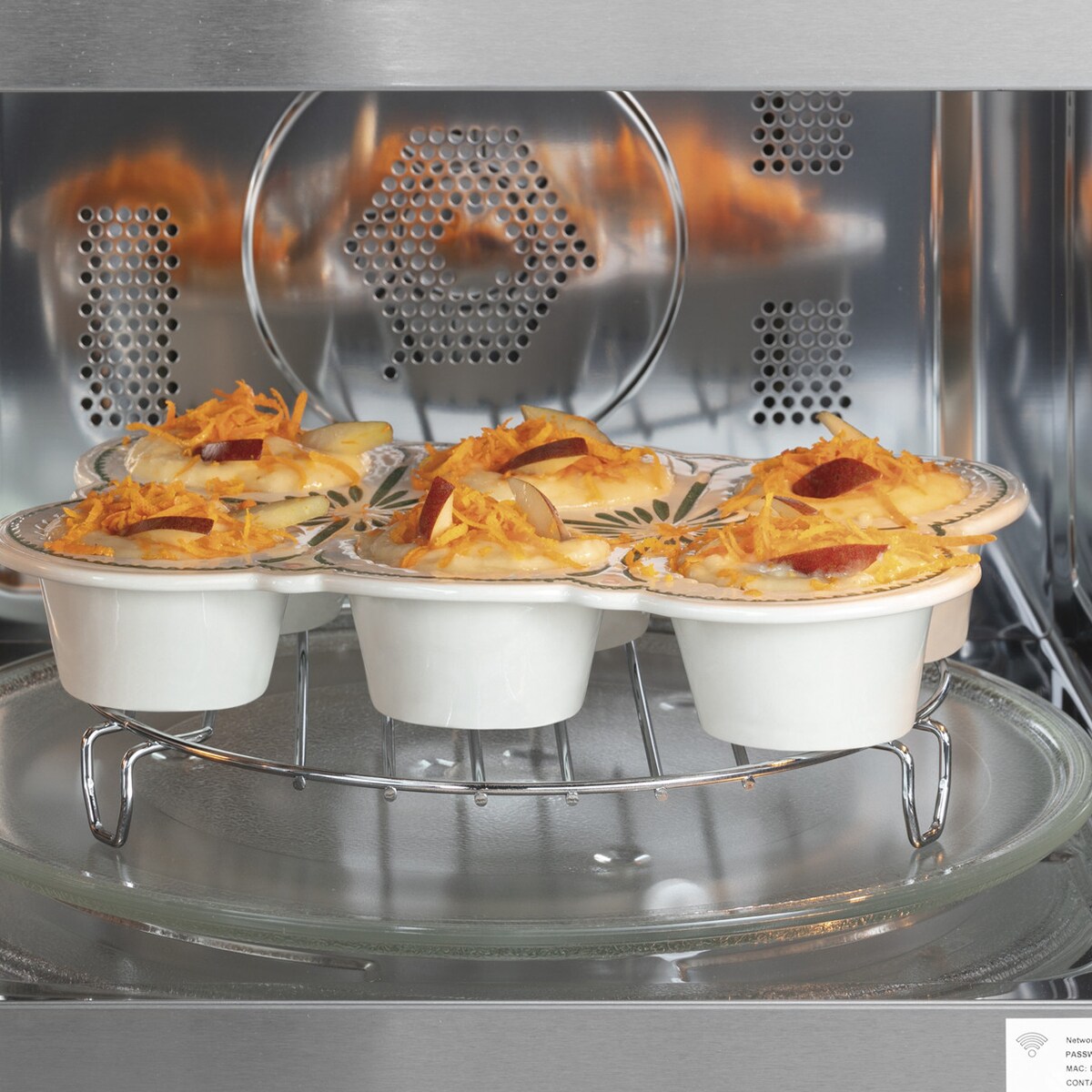 Cafe 22 in. 1.5 cu. ft. 1000W Smart Countertop Microwave with Convection & Sensor Cooking - Matte Black, , hires