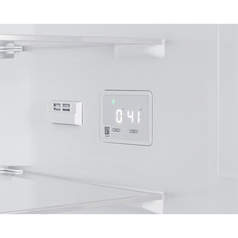 Summit 24 in. 11.7 cu. ft. Counter Depth Bottom Freezer Refrigerator - White, , hires