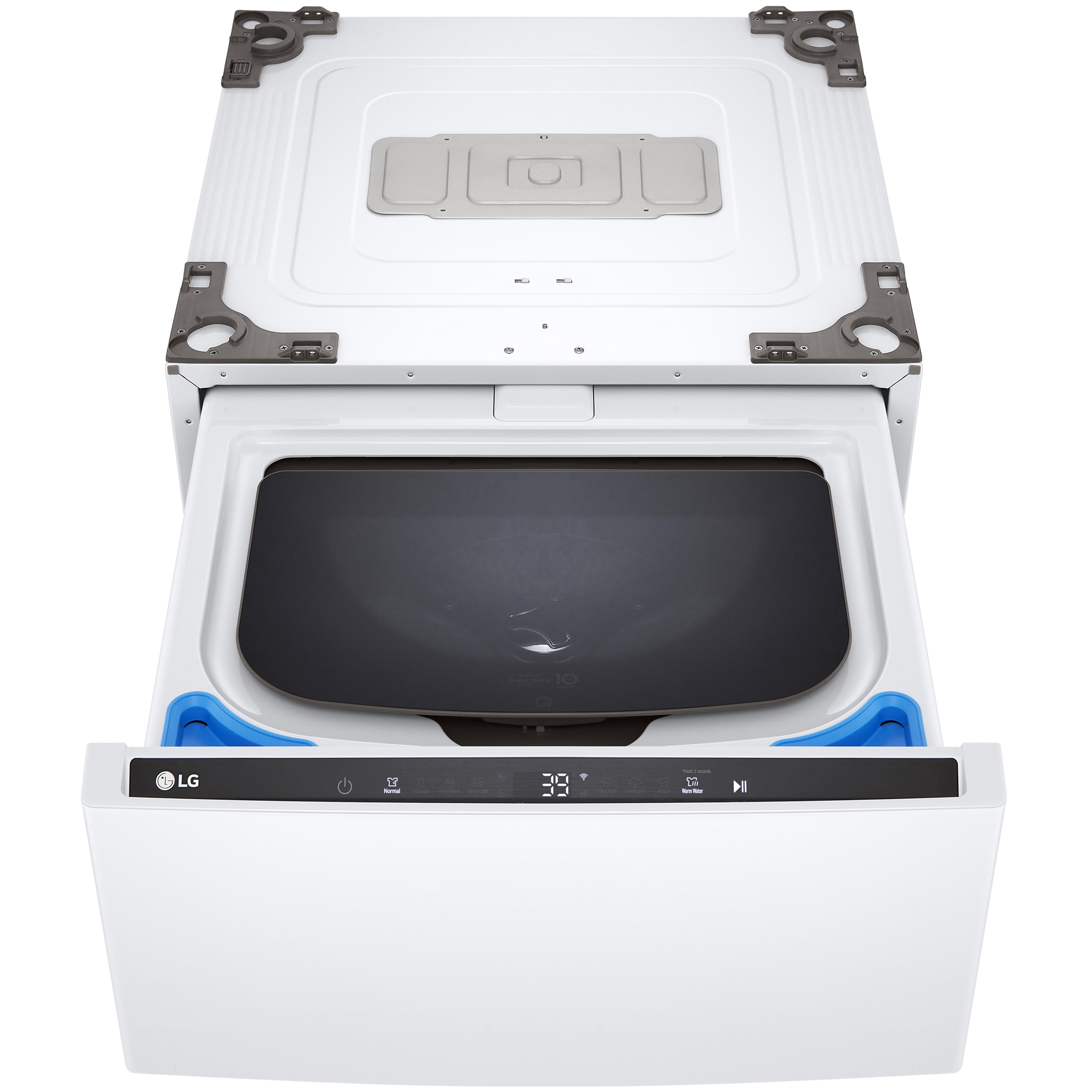 LG SideKick 27 in. 1.0 cu. ft. TwinWash Compatible Pedestal Washer - White, , hires