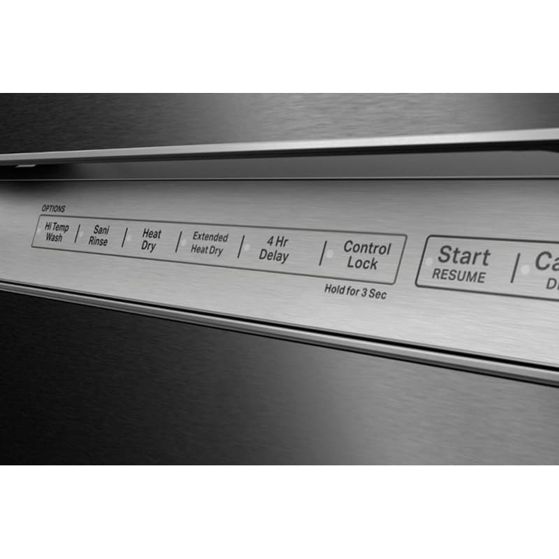 KitchenAid 24 in. Front Control Dishwasher with 44 dBa Sound Level, 3rd-Rack & Pocket - PrintShield Stainless, Stainless Steel with PrintShield Finish, hires
