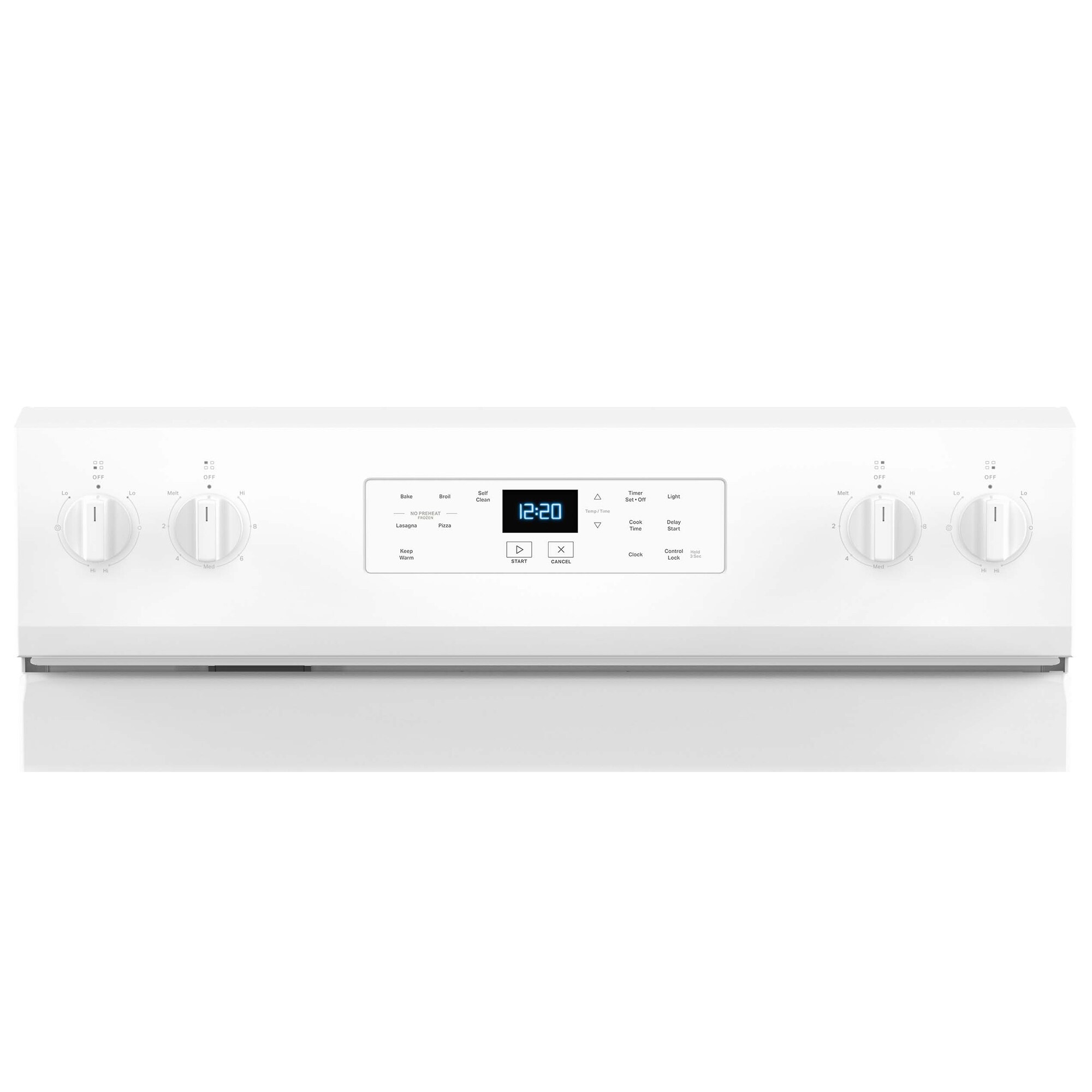 Whirlpool 30 in. 5.3 cu. ft. Electric Range with Radiant Burners - White, White, hires