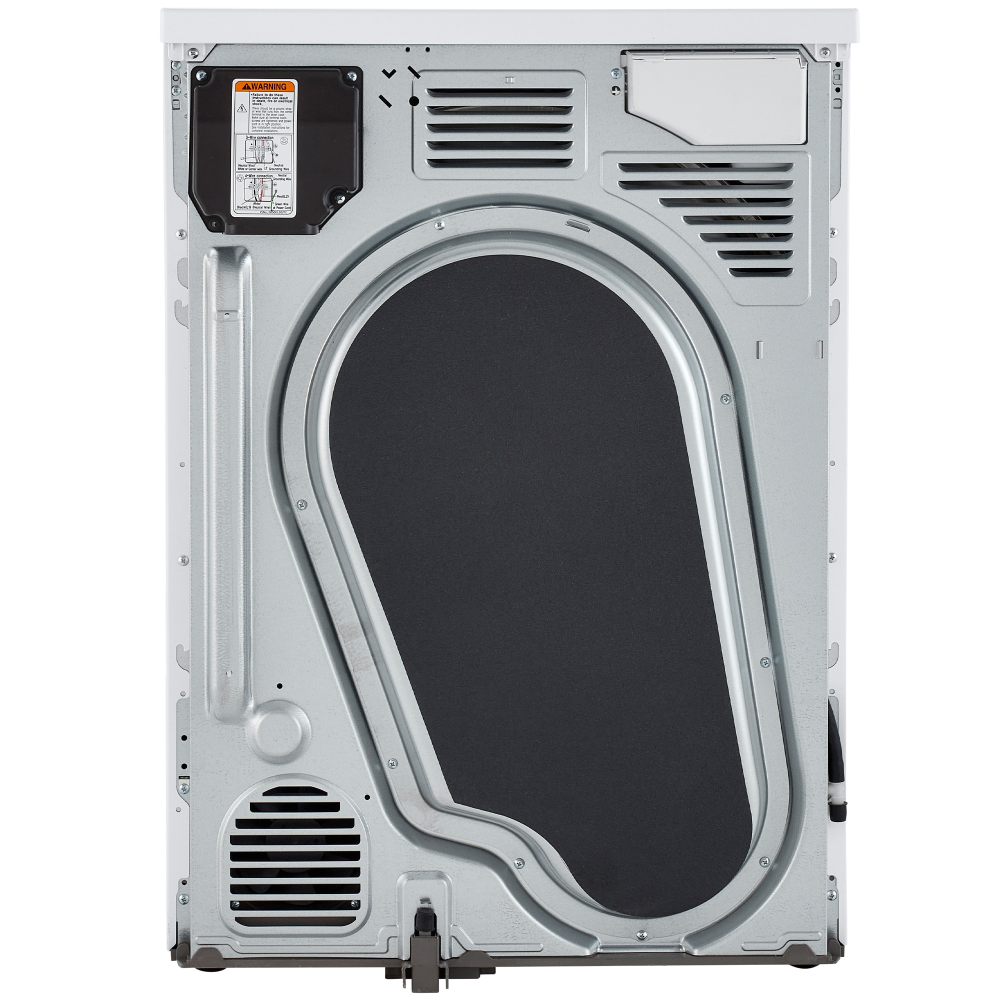 LG 24 in. 4.2 cu. ft. Smart Stackable Ventless Electric Dryer with Heat Pump, Sensor Dry & Sanitize Cycle - White, White, hires