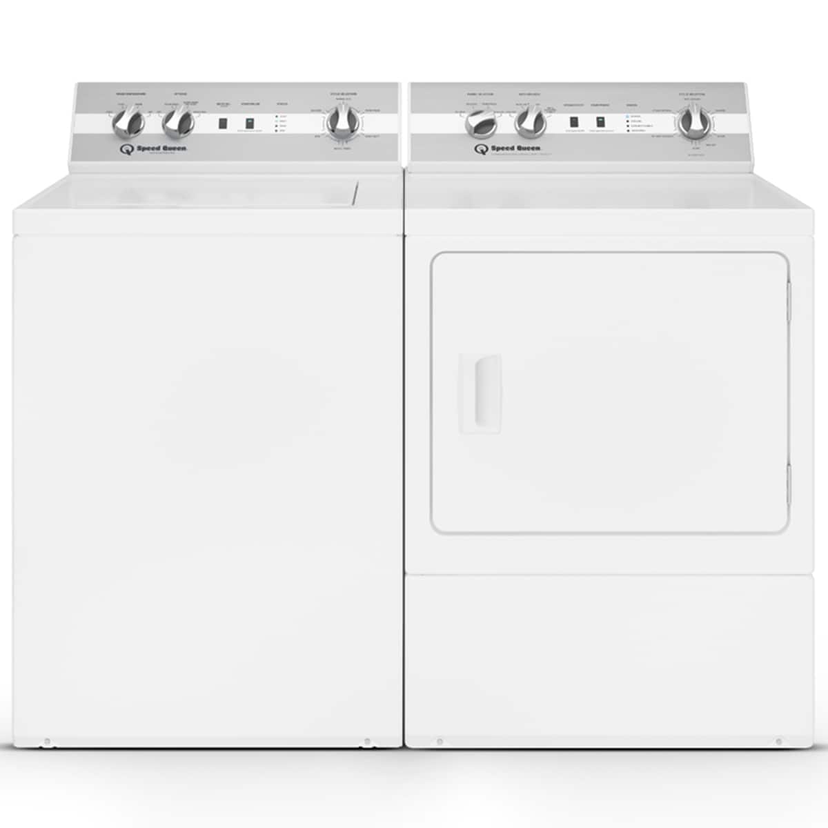 Speed Queen DC5 27 in. 7.0 cu. ft. Electric Dryer with Pet Plus Cycle, Sensor Dry, Sanitize & Steam Cycle - White, White, hires
