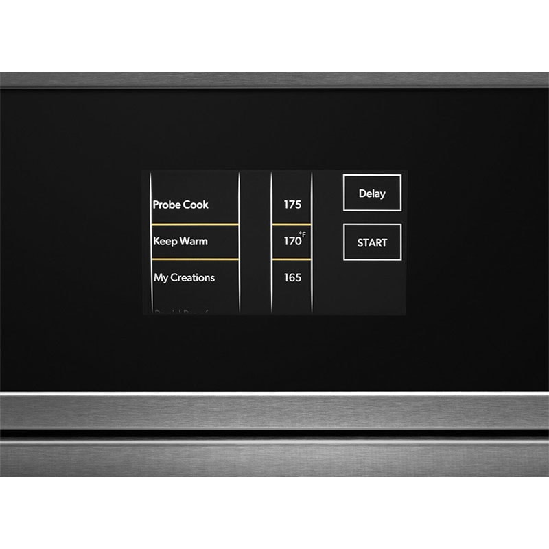 JennAir Noir 27 in. 5.7 cu. ft. Speed Electric Microwave/Wall Oven Combo with Standard Convection & Sensor Cooking - Floating Glass Black, , hires