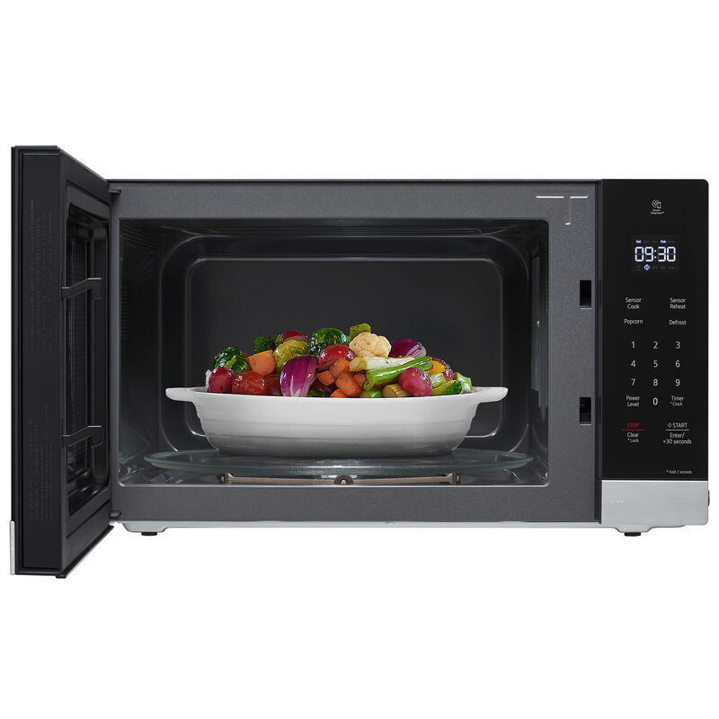 LG 21 in. 1.5 cu. ft. 1200W Countertop Microwave with Sensor Cooking - Stainless Steel, , hires
