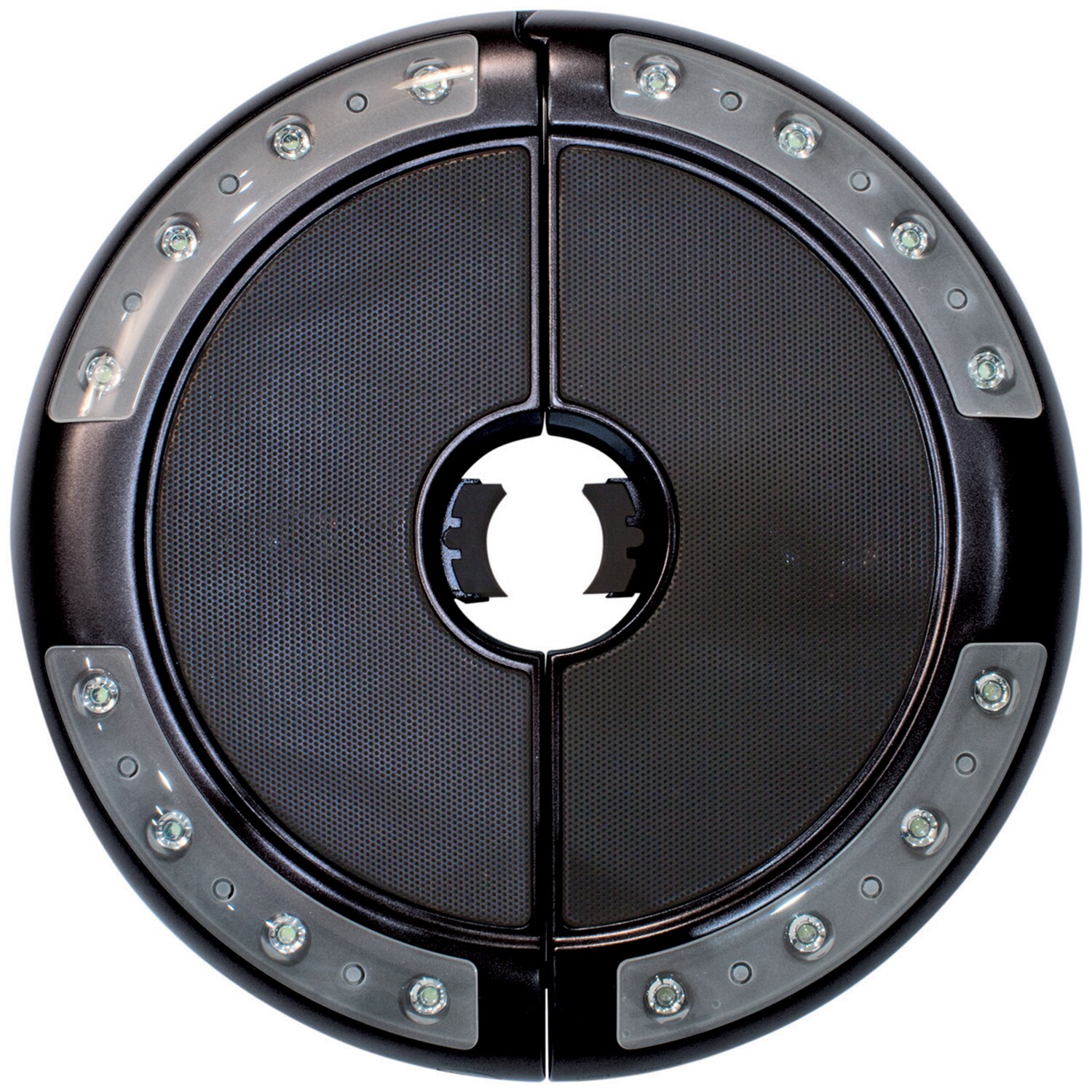 SimplyShade Luna Round Umbrella Light with Bluetooth Speaker-Black, , hires