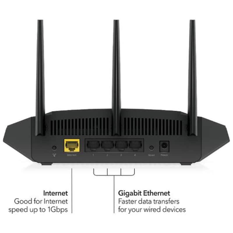 NETGEAR - Nighthawk AX3000 Dual-Band Wi-Fi 6 Router - Black, , hires