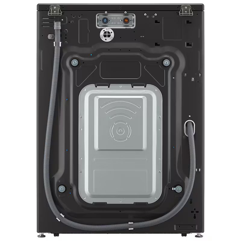 LG 29 in. 5.2 cu. ft. Smart Stackable Front Load Washer with Steam Wash Cycle - Black Steel, , hires