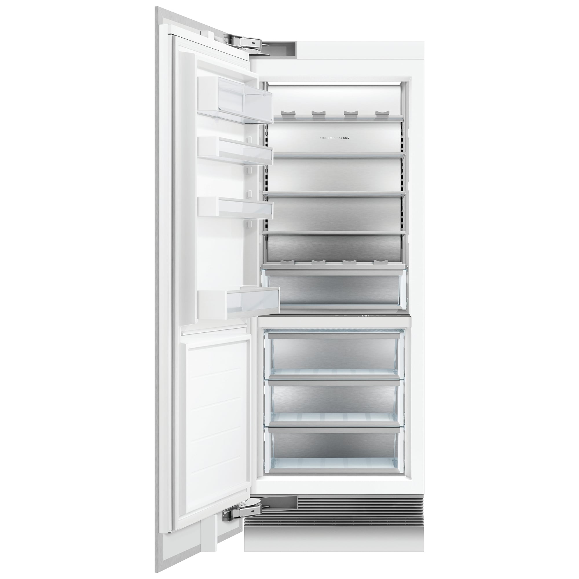 Fisher & Paykel Series 11 30 in. Built-In 16.3 cu. ft. Counter Depth Freezerless Refrigerator Left Hinged - Custom Panel Ready, , hires