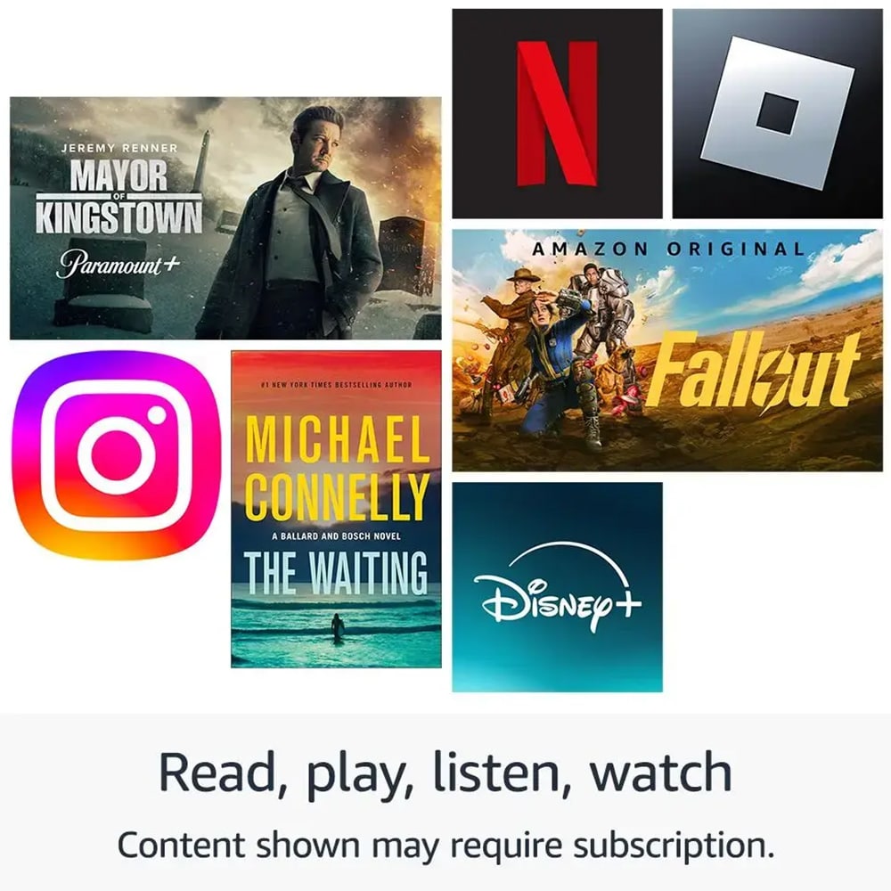 Amazon - Fire HD 8 tablet, 8" HD Display, 32GB memory, designed for portable entertainment, Color: Black, (2024 Release 12th Generation), , hires