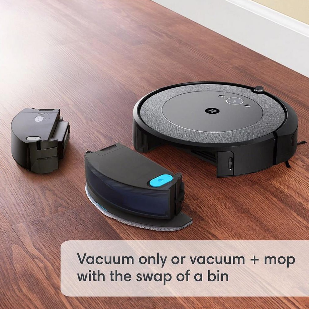iRobot Roomba Combo i5+ Wi-Fi Connected Auto-Empty Robotic Vacuum/Mop Combo with Voice-Control & Cleaning Station, , hires