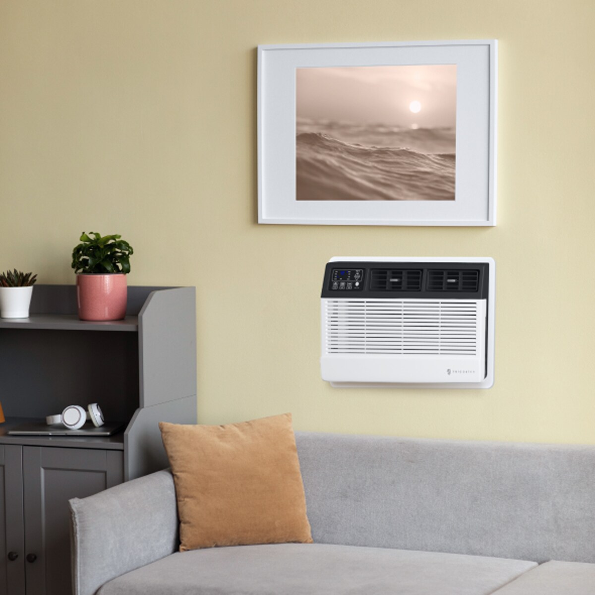 Friedrich Uni-Fit Series 12,000 BTU 230V Smart Through-the-Wall Air Conditioner with Electric Heat, 3 Fan Speeds, Remote Control - White, , hires