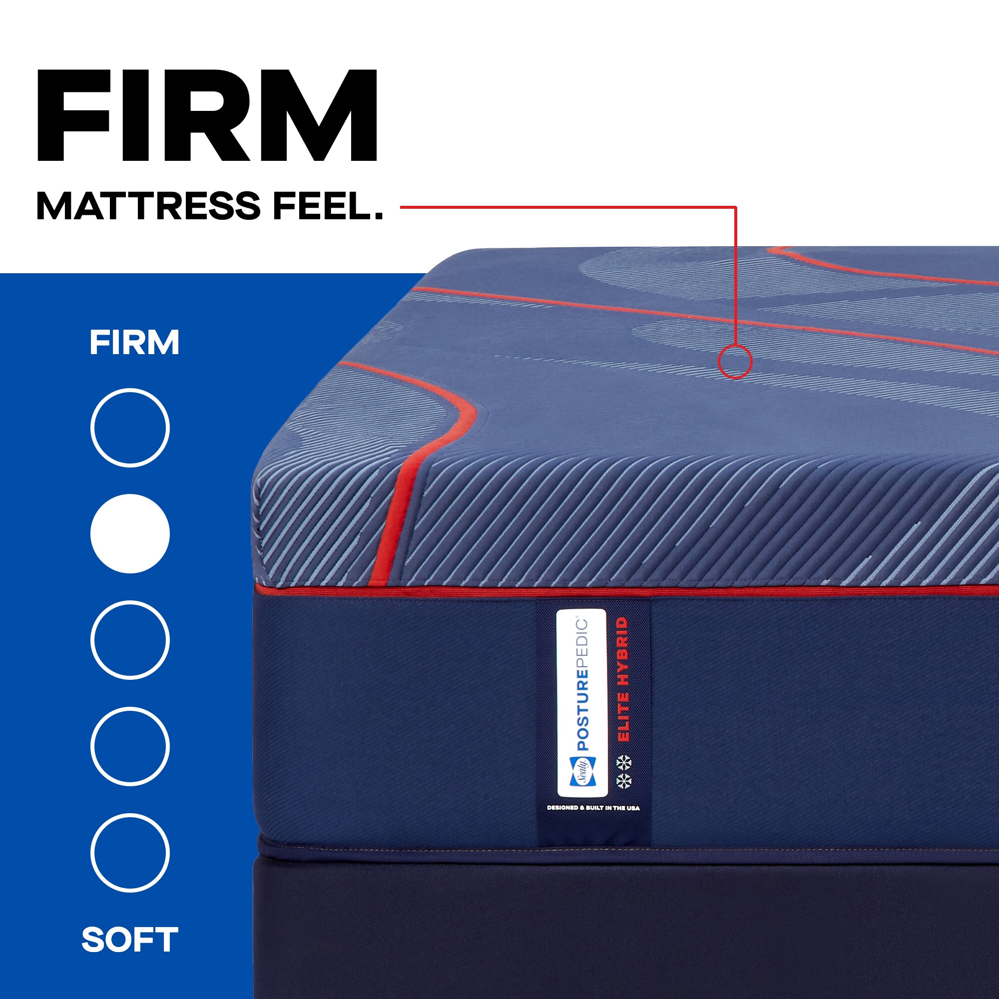 Sealy High Point II Posturepedic Elite Firm Hybrid Twin XL Size Mattress, , hires