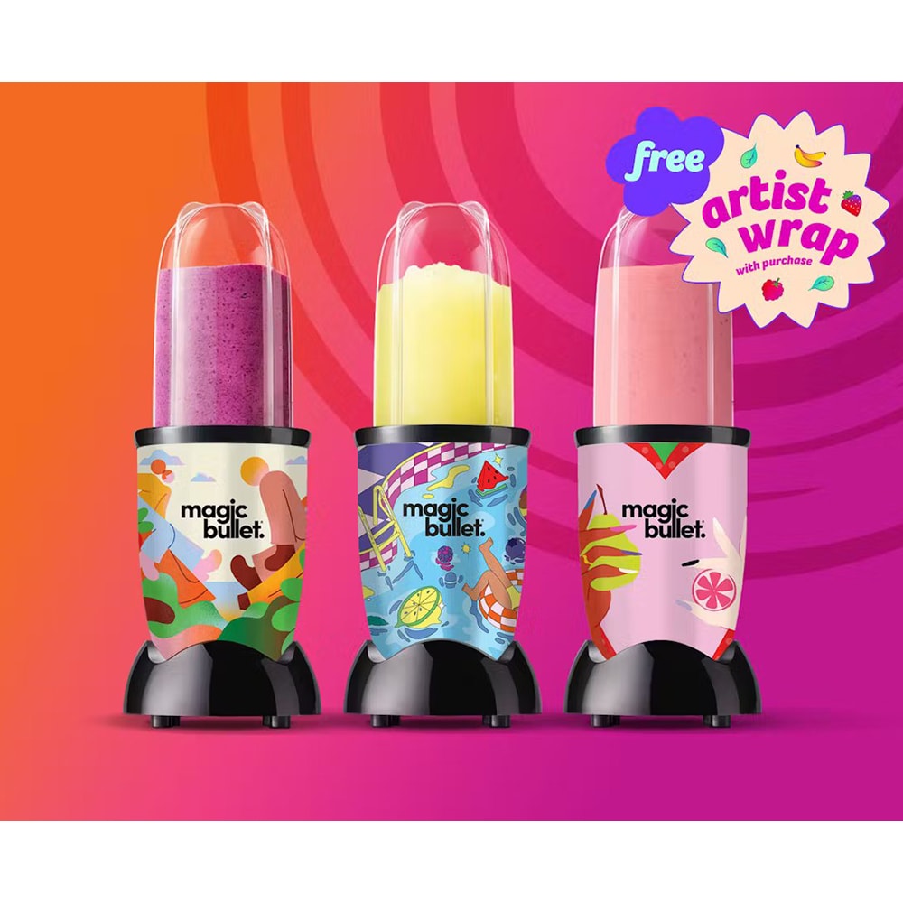 Magic Bullet 8 Oz. Single Speed Countertop Blender with Plastic Jar - Silver, , hires