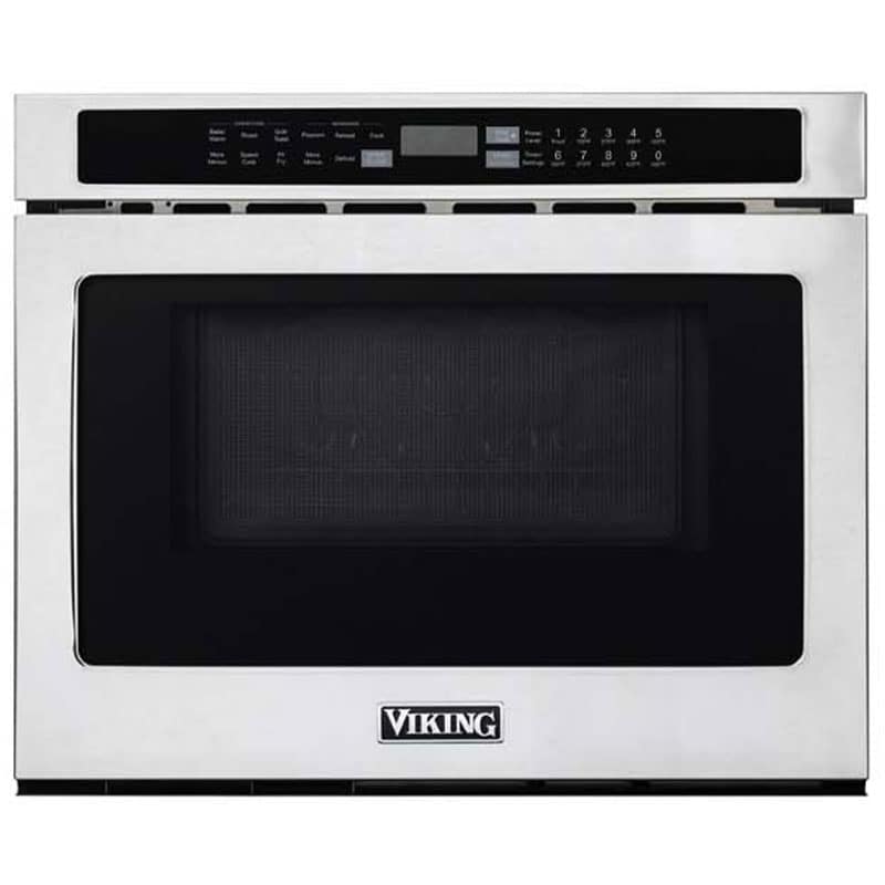 Viking 5 Series 24 in. 1.4 cu. ft. 900W Drawer Microwave with Convection & Sensor Cooking - Stainless Steel, , hires