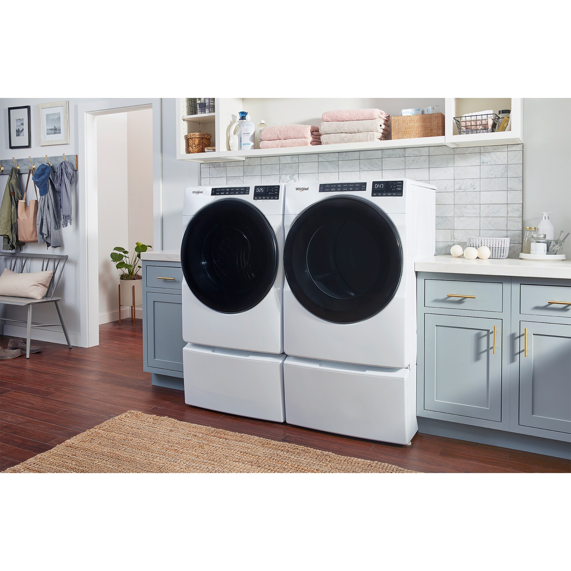 Whirlpool 27 in. 7.4 cu. ft. Stackable Gas Dryer with 36 Dryer Programs