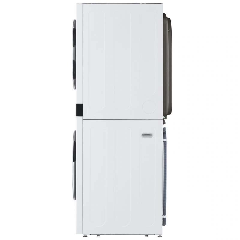 LG 27 in. 5.0 cu. ft. Smart Electric Front Load Ventless WashTower with Heat Pump, Center Control, AI Sensor Dry, Sanitize & Steam Cycle - White, , hires