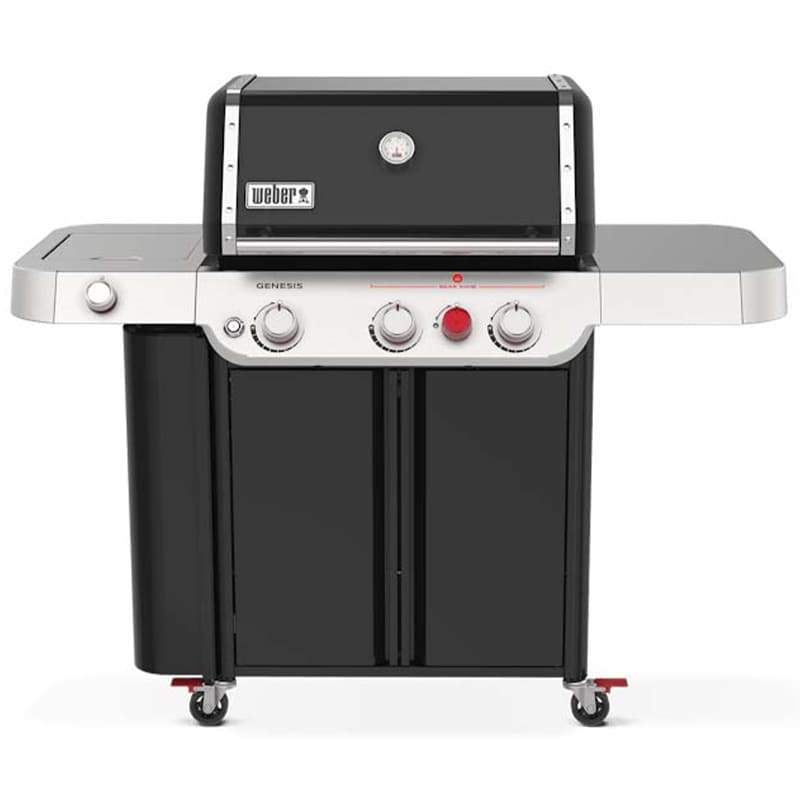 Weber Genesis E-335 Series 3-Burner Liquid Propane Gas Grill with Side Burner & Sear Burner - Black, , hires