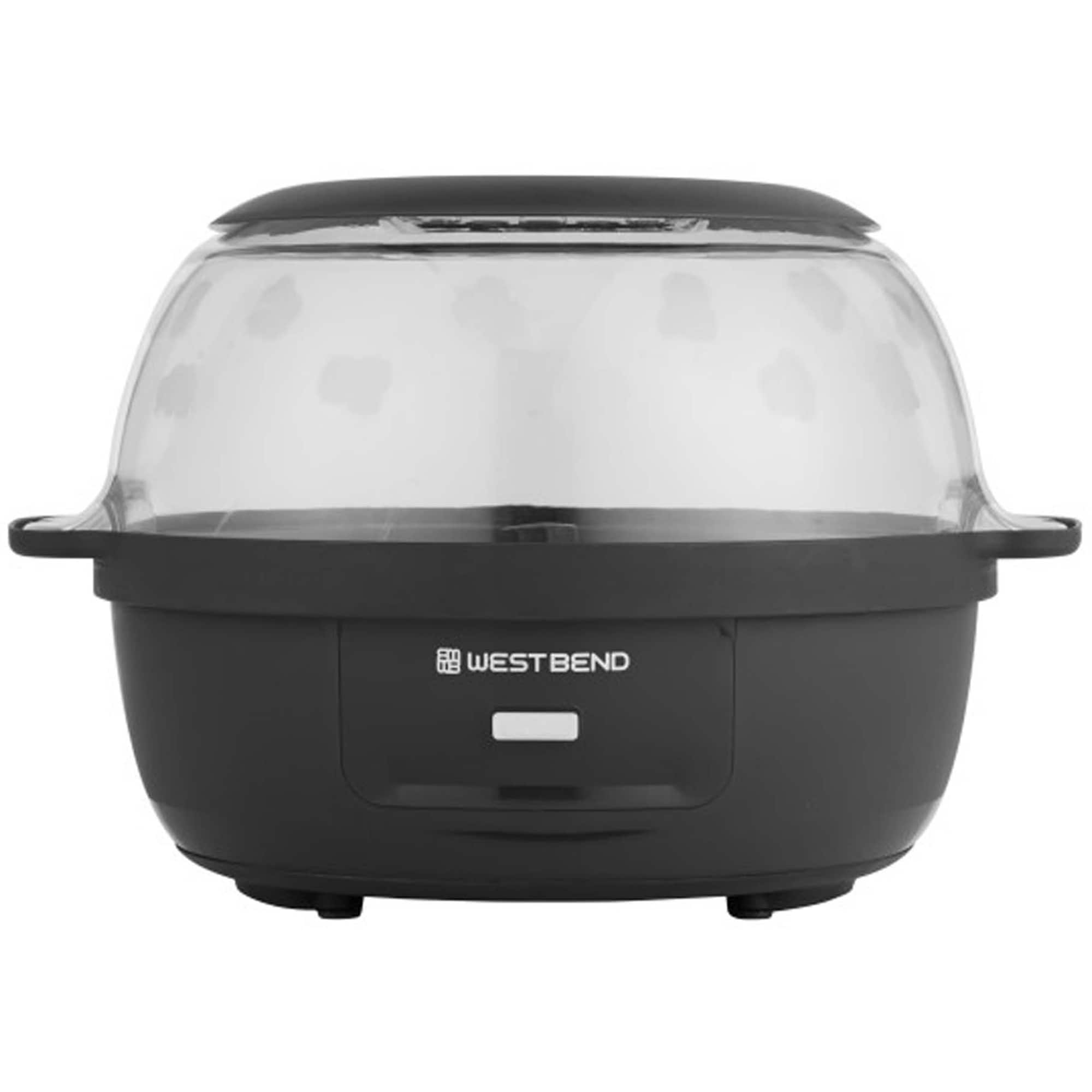 Westbend 6 qt. Stir Crazy Popcorn Maker - Black, , hires
