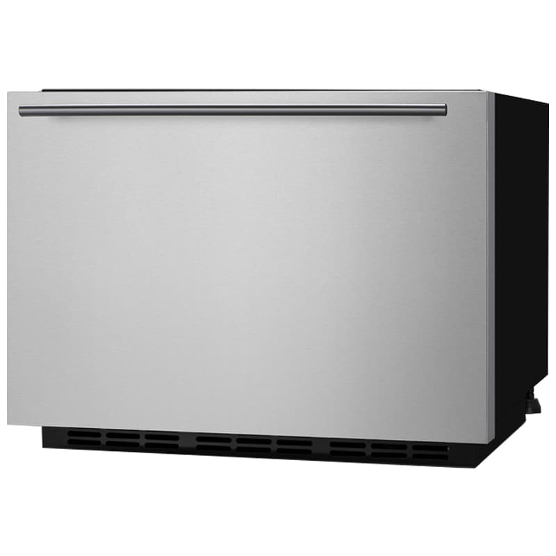 Summit 24 in. 1.6 cu. ft. Outdoor Refrigerator Drawer Stainless Steel/Panel Ready P.C