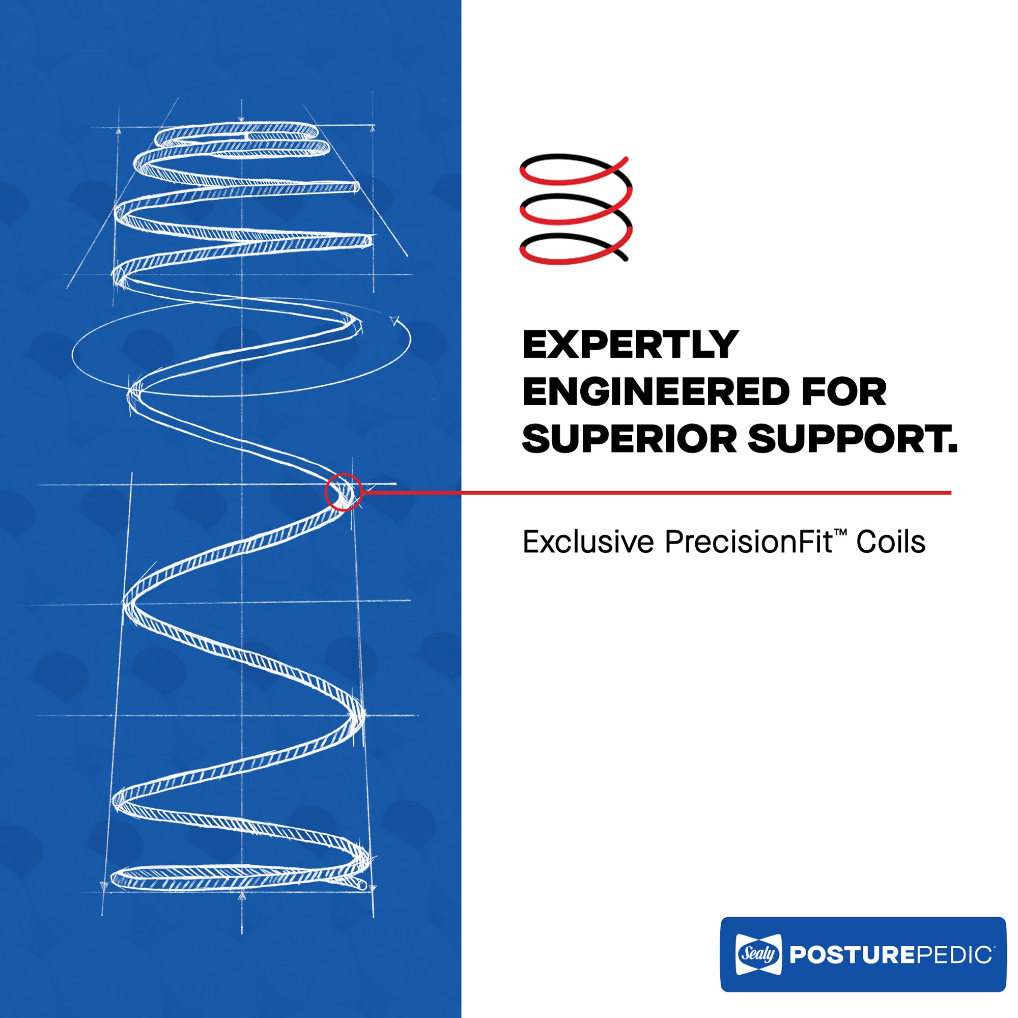 Sealy Brenham II Posturepedic Elite Plush Hybrid King Size Mattress, , hires