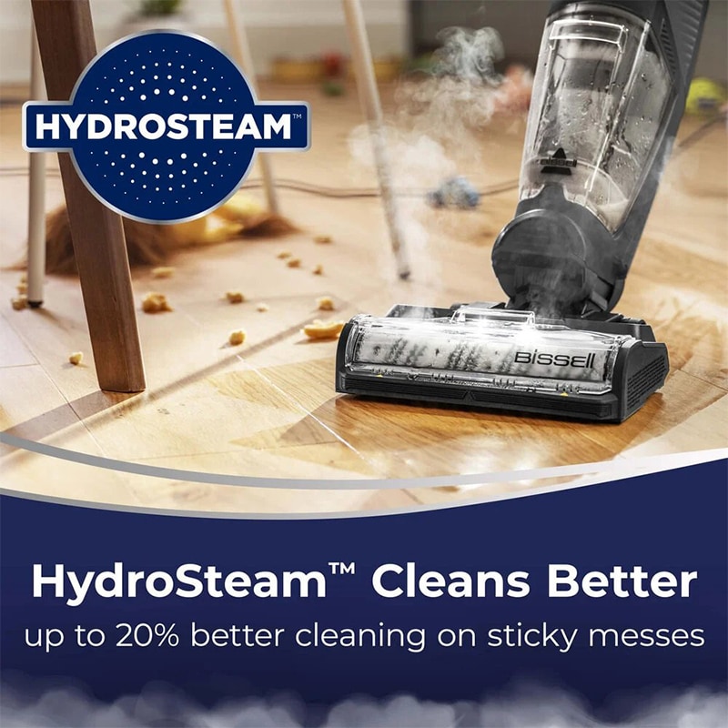 Bissell CrossWave HydroSteam Plus Multi-Surface Wet Dry Vacuum - Black/Titanium with Copper Harbor Accents, , hires