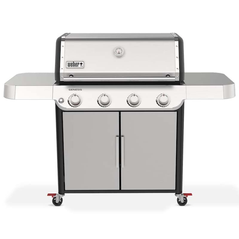Weber Genesis S-415 Series 4-Burner Liquid Propane Gas Grill - Stainless Steel, , hires