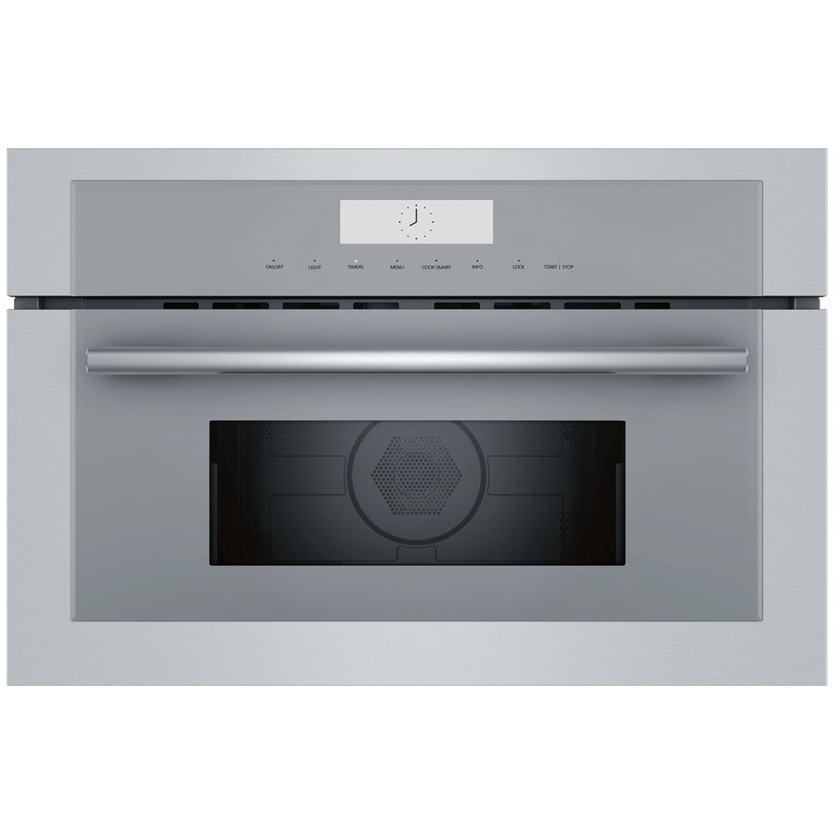 Thermador Masterpiece Series 30 in. 1.6 cu. ft. 1000W Built-In Microwave with Convection & Sensor Cooking - Stainless Steel, , hires