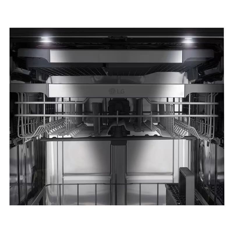 LG Signature 24 in. Top Control Smart Dishwasher with 38 dBa Sound Level, 3rd-Rack & Pocket - Textured Steel, , hires