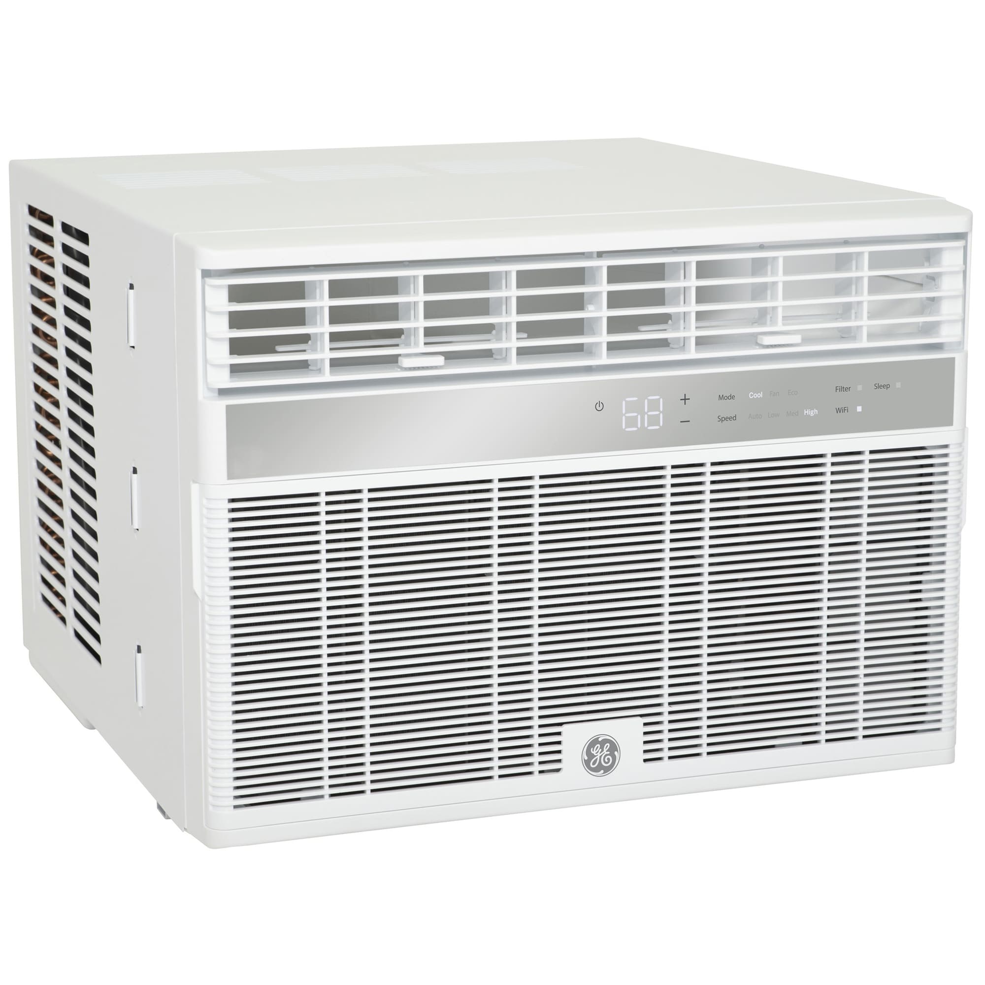 GE 12,000 BTU 115V Smart Window Air Conditioner with 3 Fan Speeds, Sleep Mode & Remote Control - White, , hires