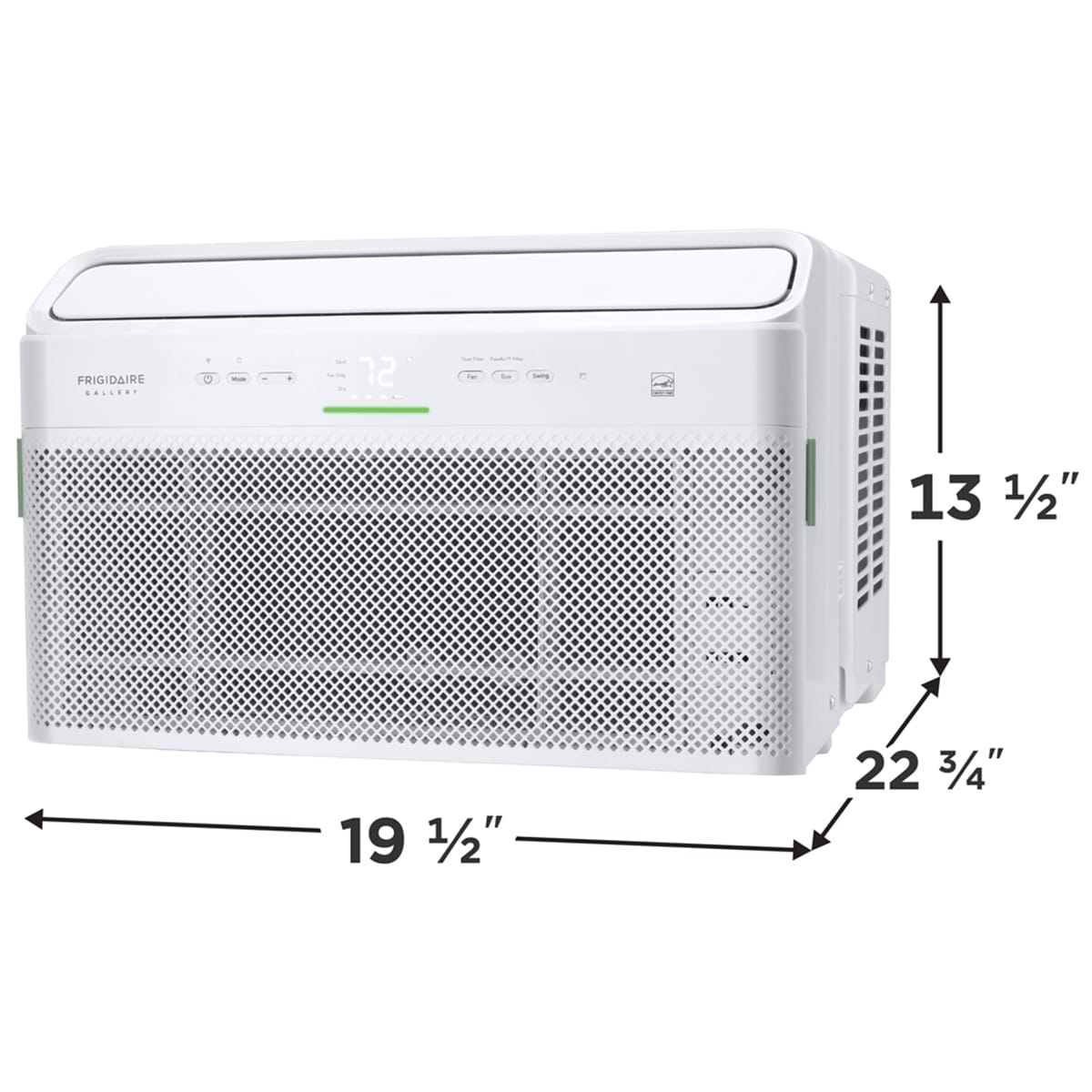 Frigidaire Gallery 8,000 BTU 115V Smart Energy Star Window Air Conditioner with Inverter, 3 Fan Speeds, Sleep Mode & Remote Control - White, , hires