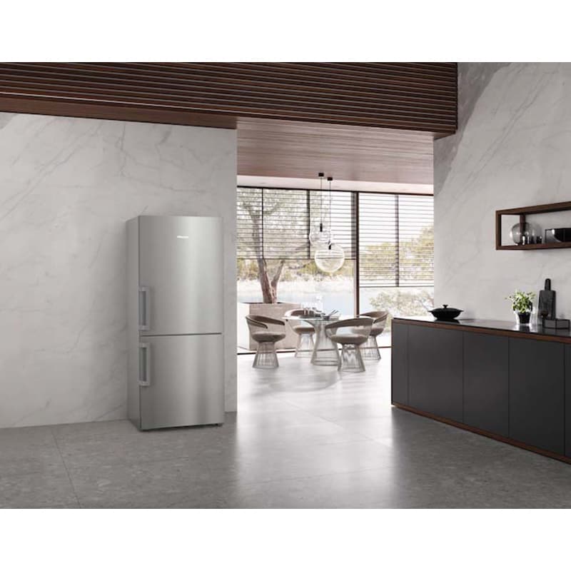 Miele 30 in. 15.2 cu. ft. Smart Counter Depth Bottom Freezer Refrigerator - Stainless Steel, , hires