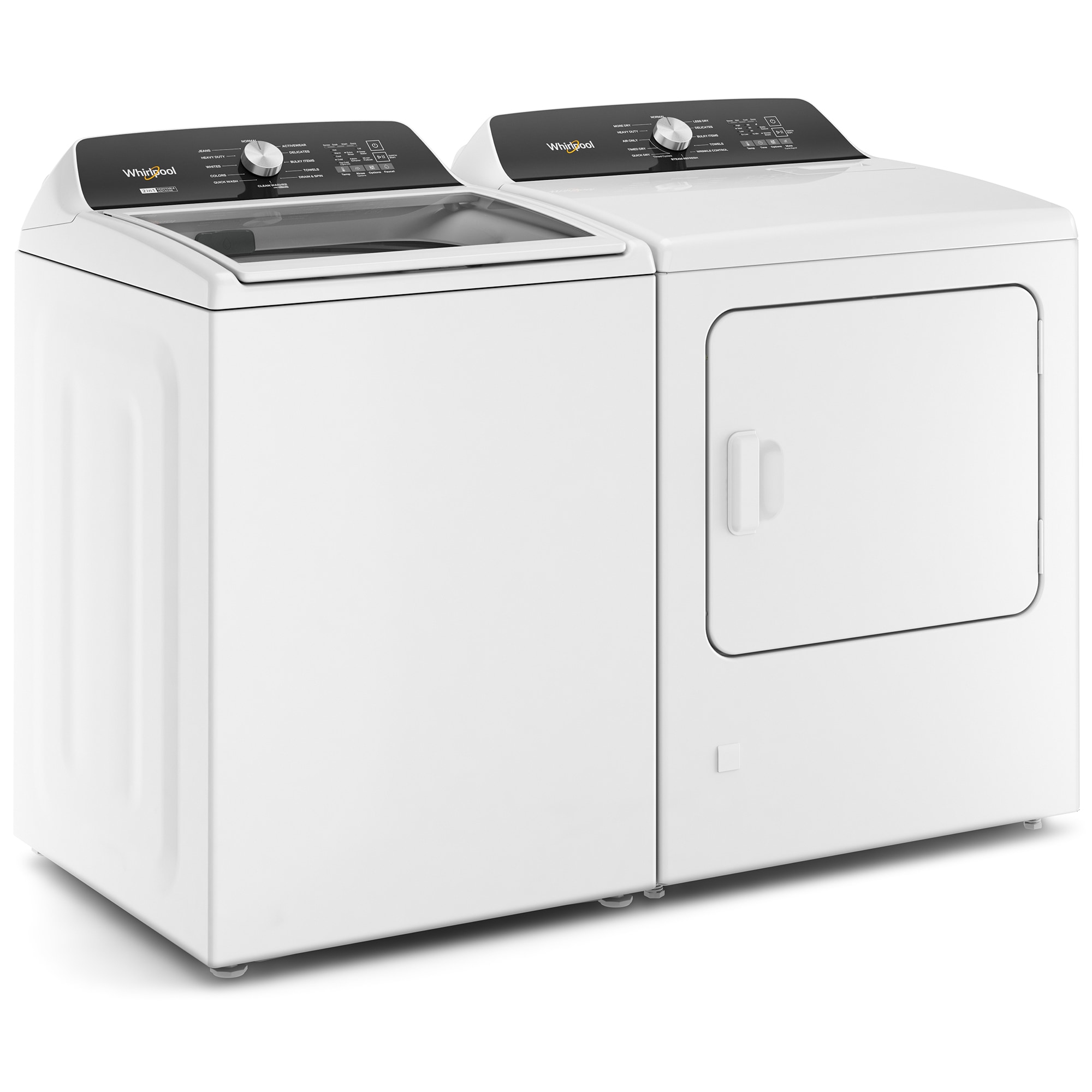 Whirlpool 27.75 in. 4.8 cu. ft. Top Load Washer with 2-in-1 Removable Agitator - White, , hires