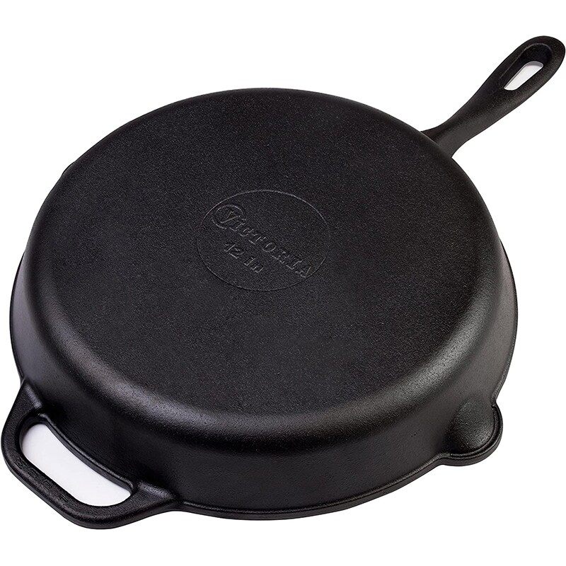 Victoria 12" Cast Iron Skillet, , hires