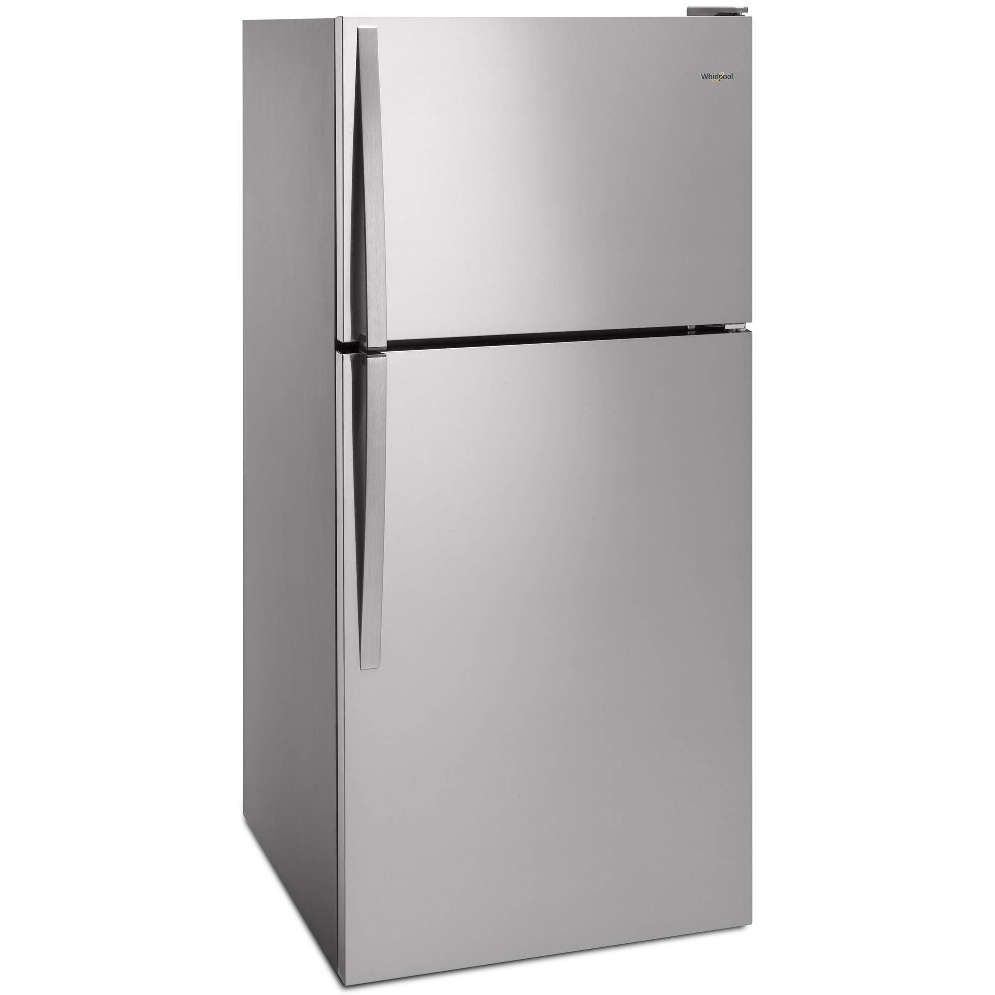 Whirlpool 30 in. 18.2 cu. ft. Top Freezer Refrigerator - Monochromatic Stainless Steel, Monochromatic Stainless Steel, hires