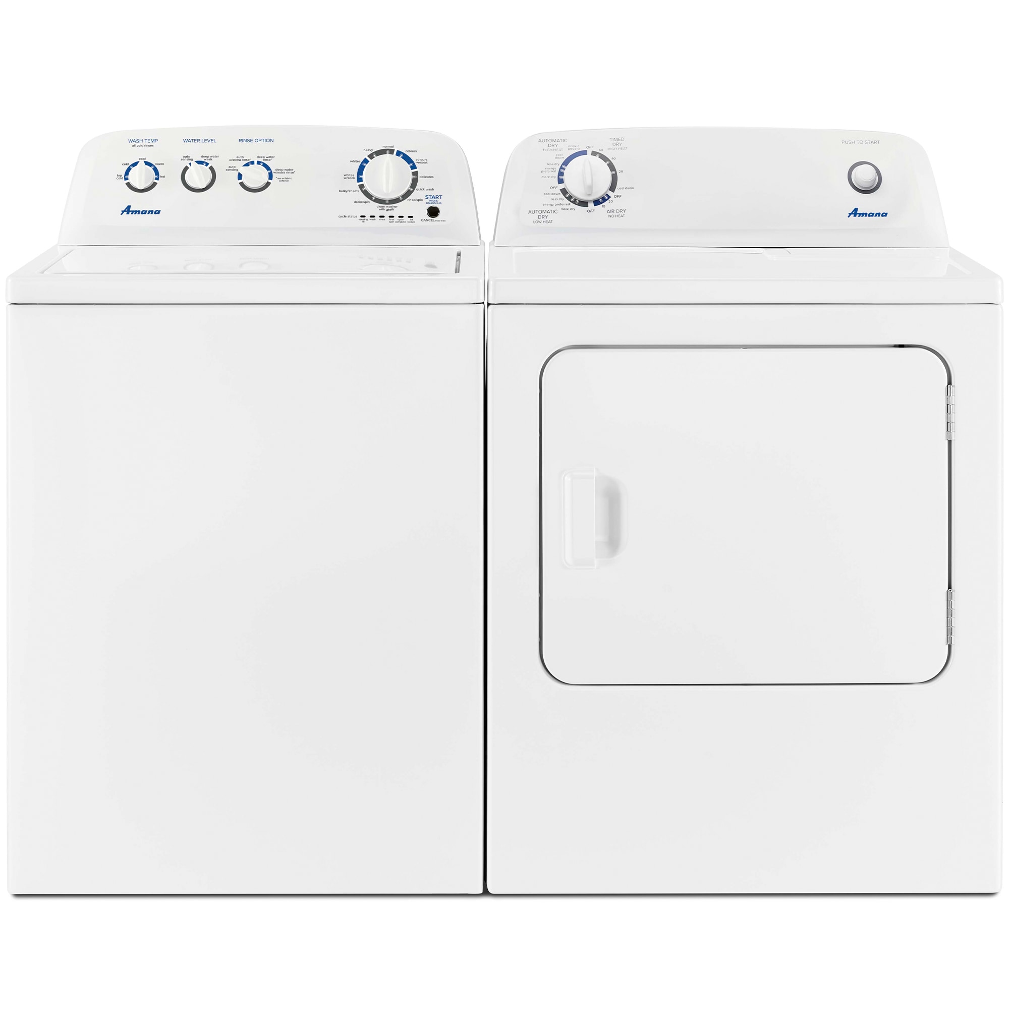Amana 28 in. 3.8 cu. ft. Top Load Washer with High-Efficiency Agitator - White, , hires
