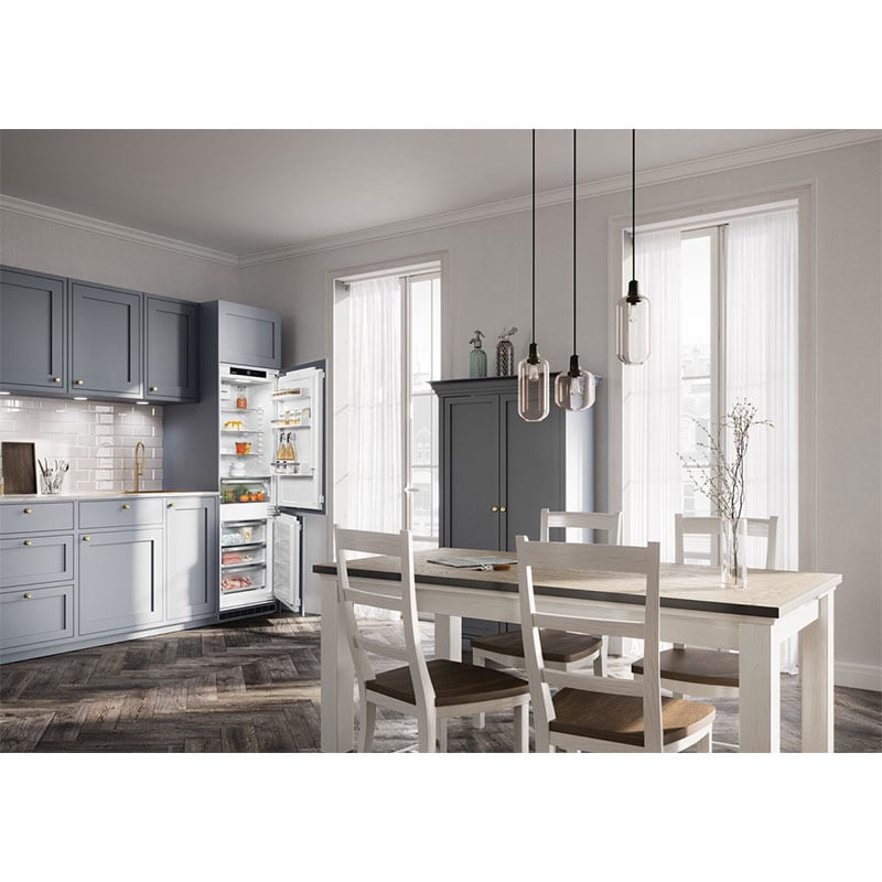 Liebherr Pure 22 in. 9 cu. ft. Built-In Counter Depth Bottom Freezer Refrigerator with Ice Maker - Custom Panel Ready, , hires