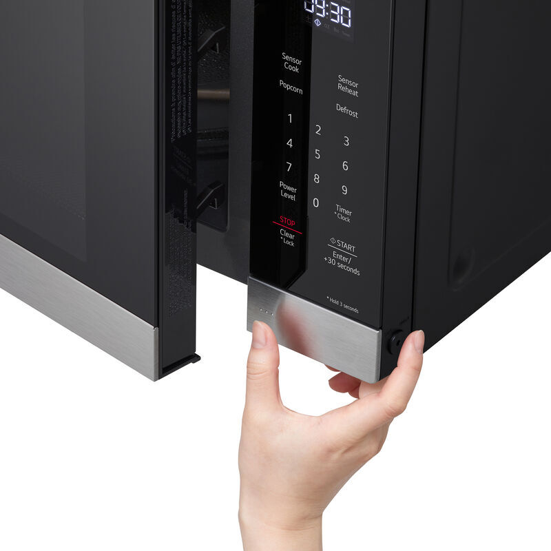 LG 21 in. 1.5 cu. ft. 1200W Countertop Microwave with Sensor Cooking - Stainless Steel, , hires