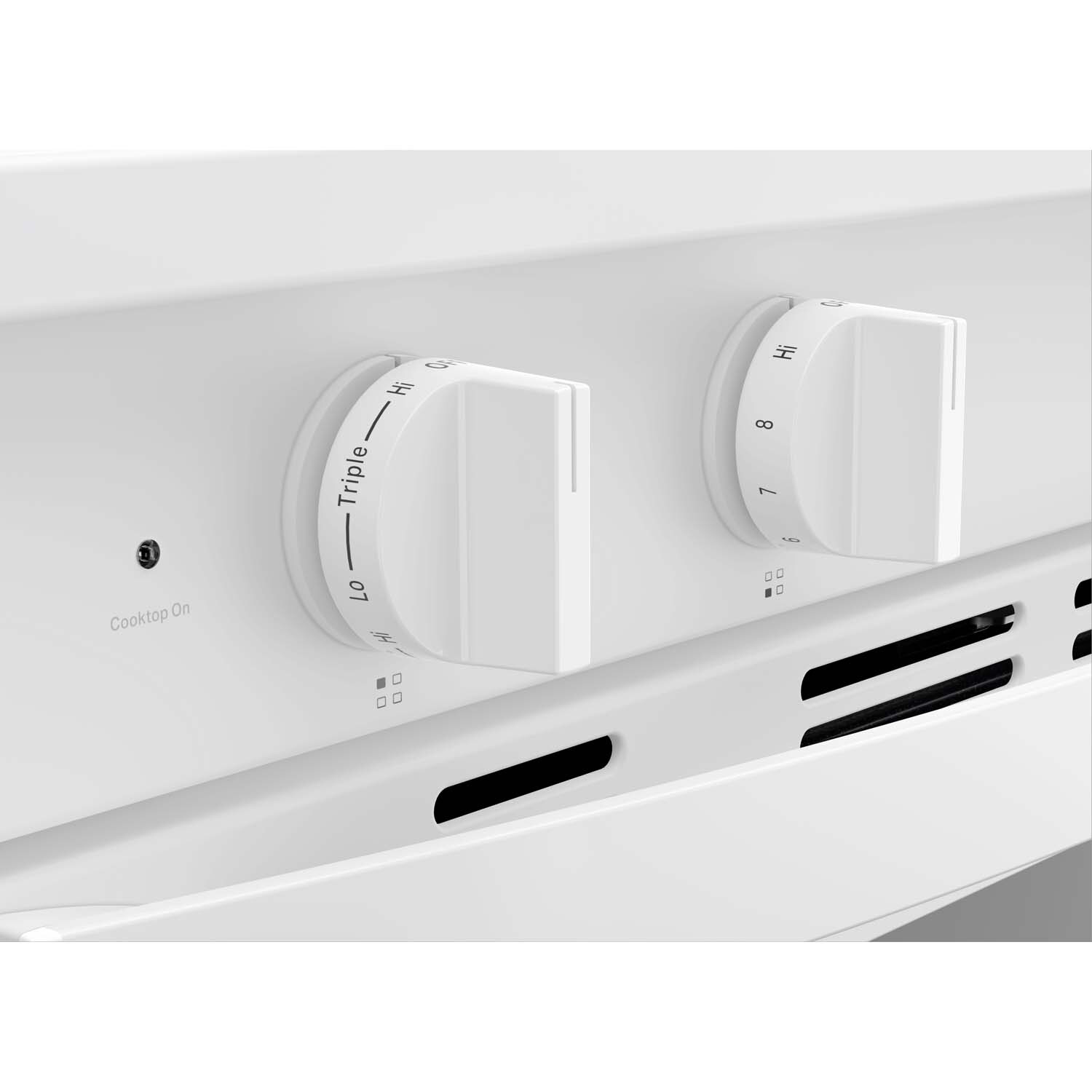 Whirlpool 30 in. 5.3 cu. ft. Smart Air Fry True European Convection Electric Range with Radiant Burners - White, White, hires
