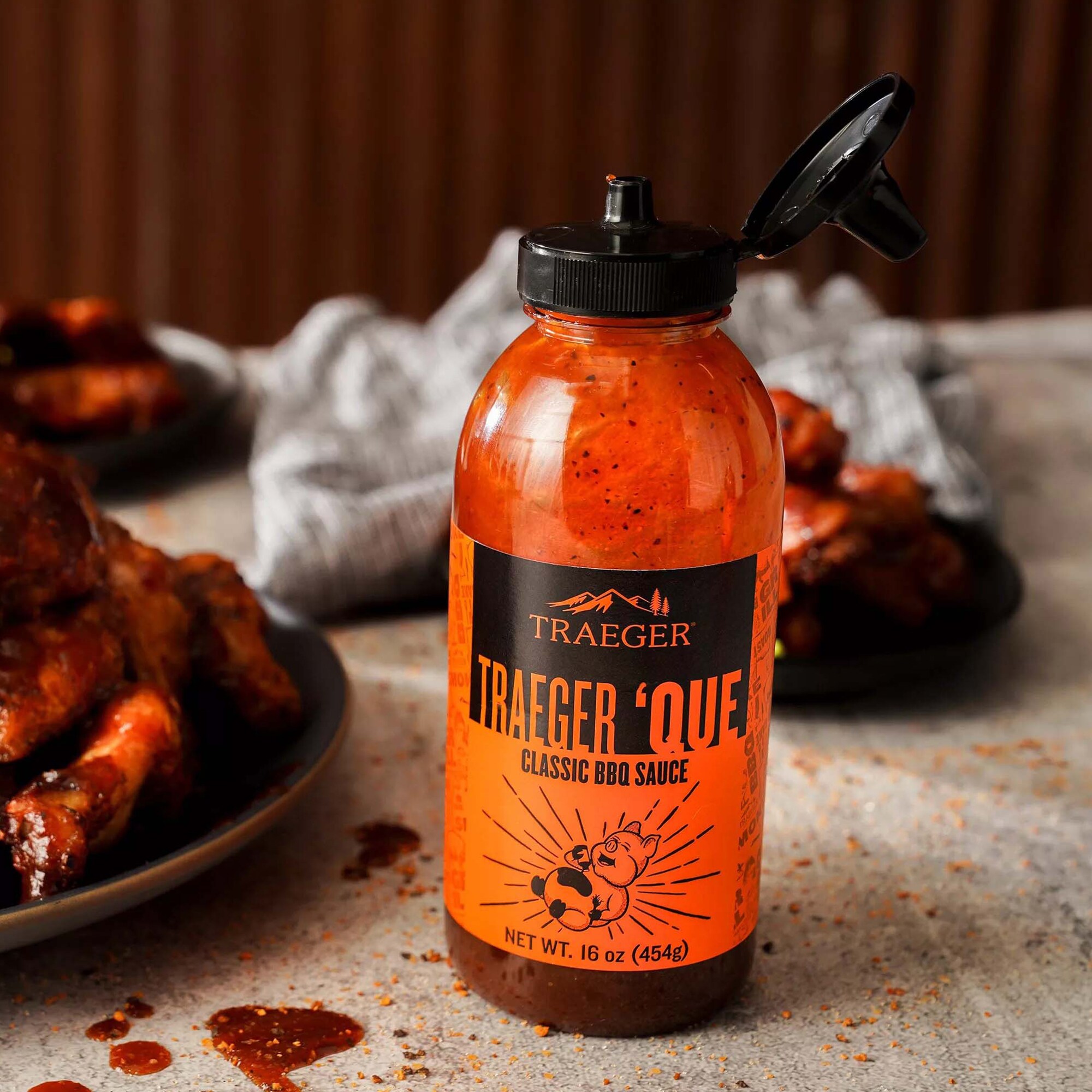 Traeger Que BBQ Sauce (16 OZ SQUEEZE), , hires